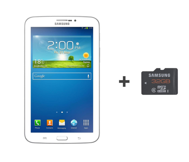 Samsung Galaxy Tab 3 T211 DC/1024/40/Android 4.1 3G biały - 157136 - zdjęcie